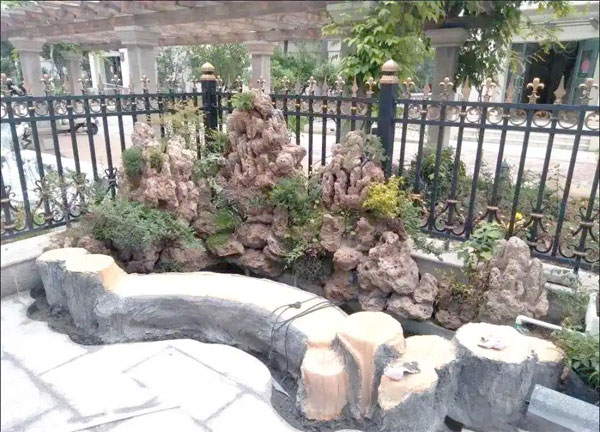 合肥假山鱼池