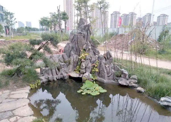 合肥假山鱼池